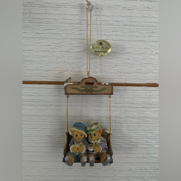 Set of 2 Bradford Exchange Collectable Teddy Bear Ornaments (1999) - Picture 10 of 12